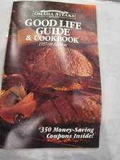 Vintage Omaha Steaks Good Life Guide & Cookbook 1997 - 1998 Edition New
