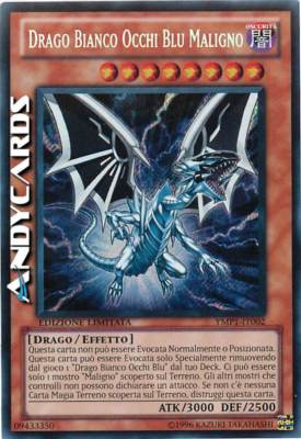 Yu-Gi-Oh Drago Bianco Occhi Blu LG02-JP001 Parallelo Raro Promo NM - Foto 3