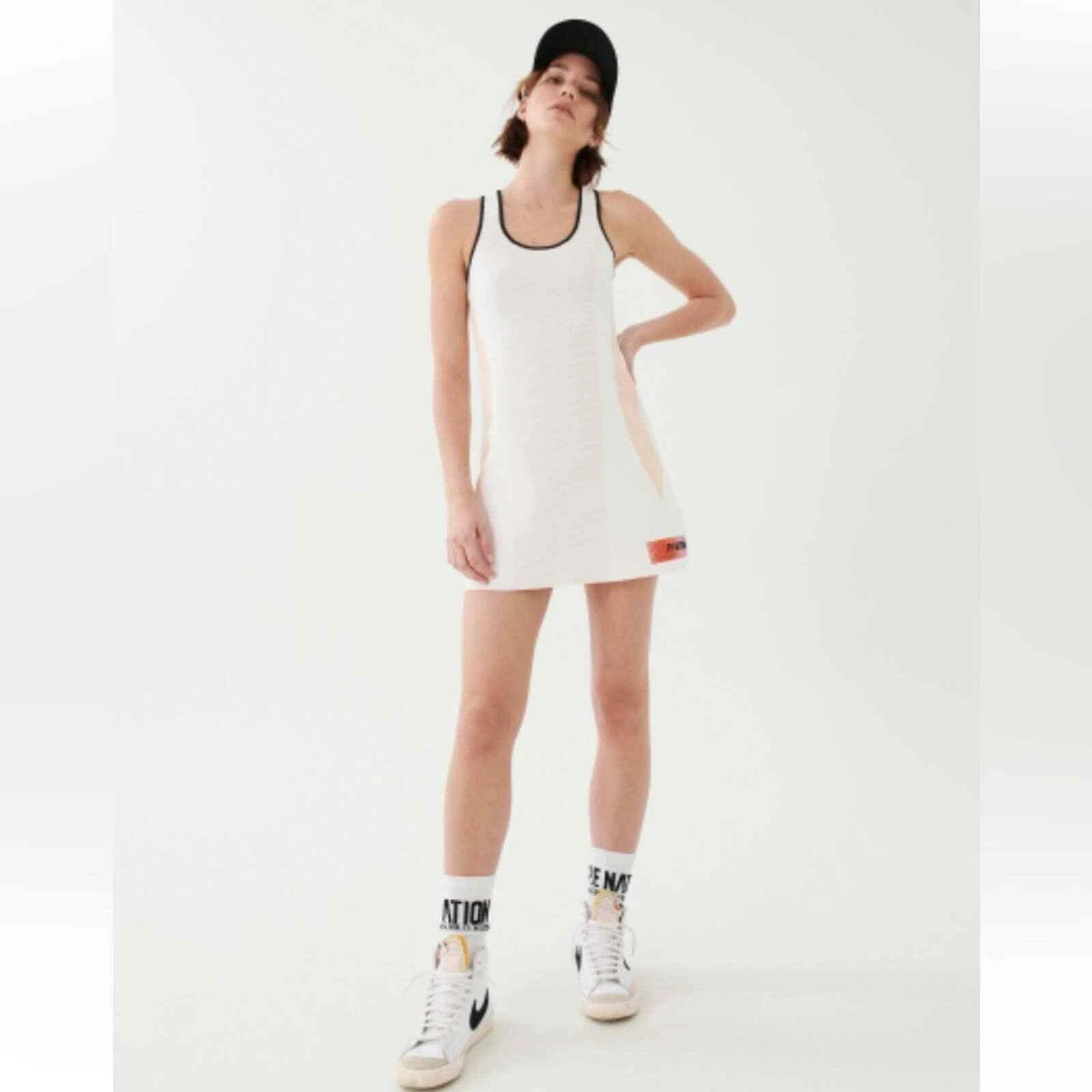 SUPREME Abito da tennis donna P.E nation backswing bianco ottico M