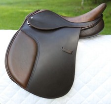 15” Pegasus Jumping Saddle Longer Flaps For Slim Tall Child