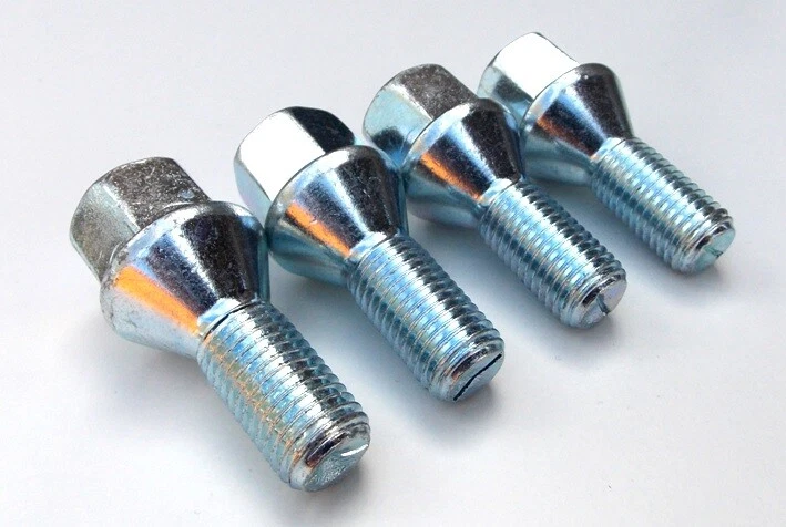 4 Wheel Nuts Lugs Fit Skoda Favorit (1988 to 1995) Alloy & Steel Wheels - Image 2 of 2