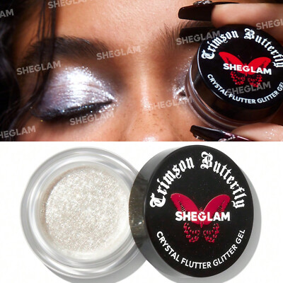 CRIMSON BUTTERFLY Sheglam Crystal Flutter Gitter Gel EYESHADOW - MIMIC