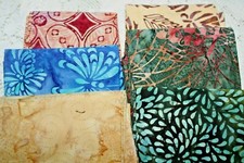 Batik Cotton Quilt Craft Fabric Fat Quarters Your Choice