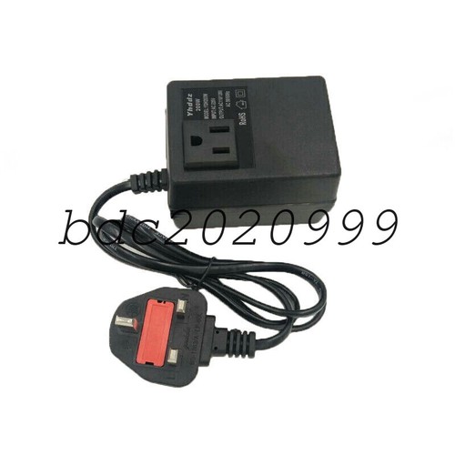 200W Power Voltage Converter Transformer Step-Down 220V/240V to 110V/120V UK - Picture 2 of 7