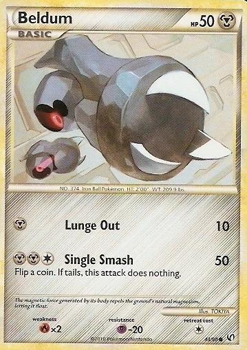 Pokemon - Beldum - 43/90 - Common - HS Undaunted - NM