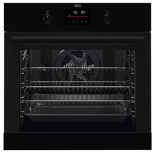 Black Built-in Oven integrated AEG BEB335061B 6000 SurroundCook  RRP £549.99