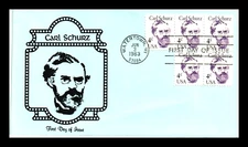 CIVIL WAR GENERAL CARL SCHURZ GERMAN AMERICAN 1983 UNKNWON BLUE CACHET FDC UNAD