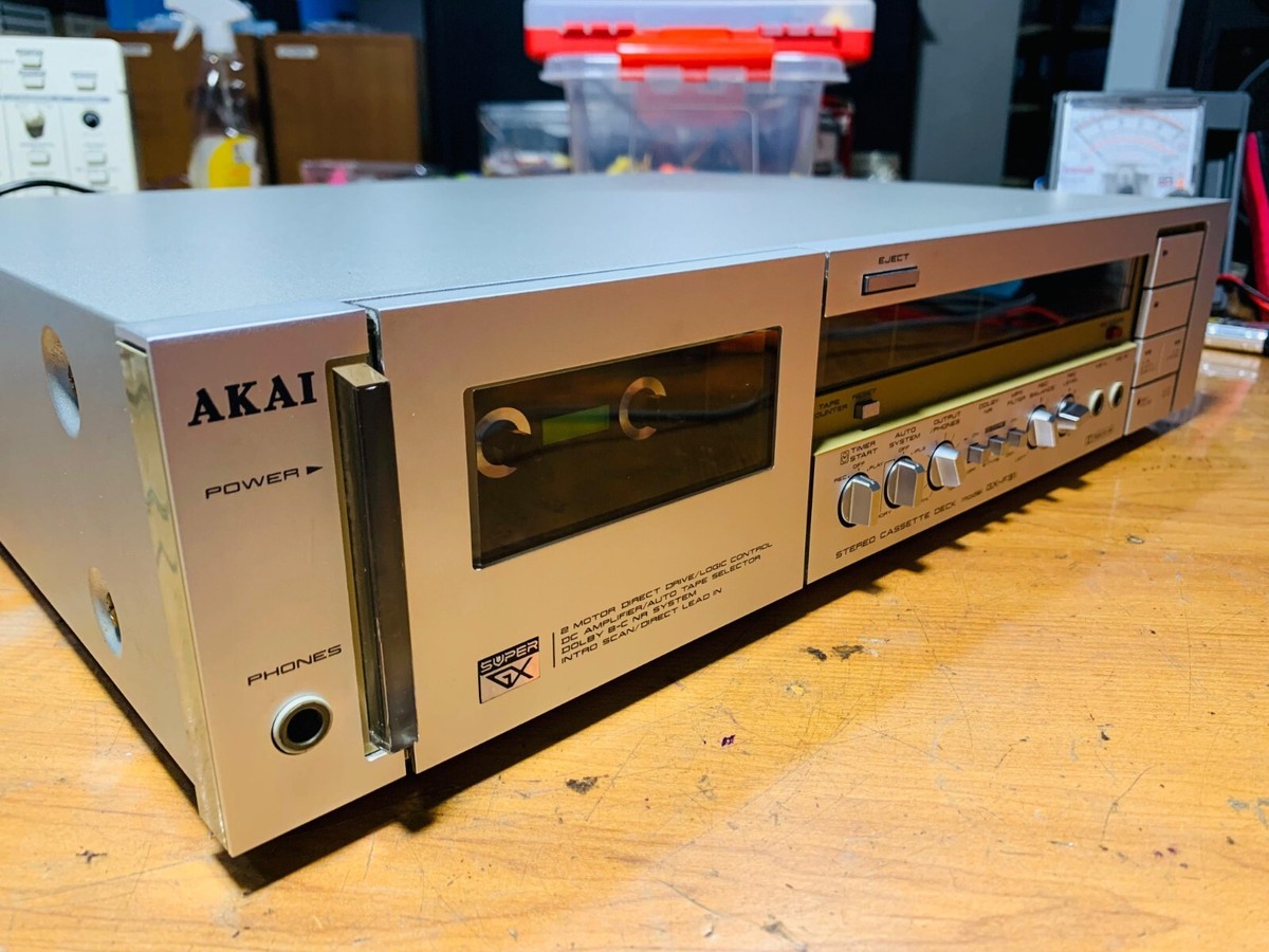 Serviced Akai GX-F31 High Quality Glass-Head Cassette Deck