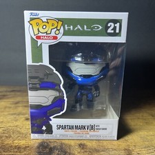 Funko POP! Figura Halo Infinite - SPARTAN MARK V [B] con Espada Energía Azul #21
