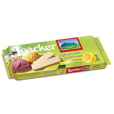 BISCOTTI WAFER LOACKER LEMON PACCHETTO DA 150 GR GELATO AL LIMONE SNACK