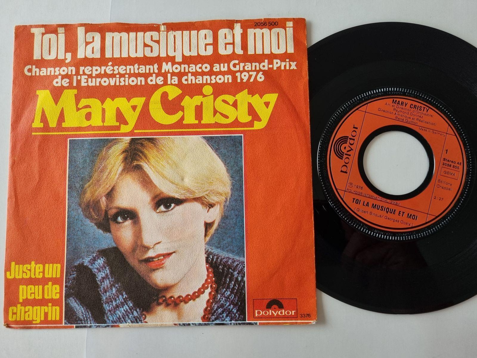 7"" Single Mary Cristy - Toi, la musique et moi Vinyl Germany EUROVISION 1976
