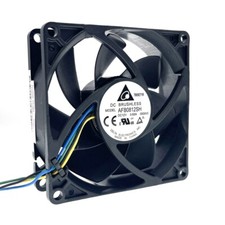 High-Speed 80mm 8cm PWM Case Fan Delta AFB0812SH - 4500 RPM, 4Pin , 46.62CFM