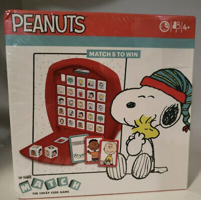 Peanuts Match The Crazy Cube Game Match 5 to Win 2 Players