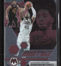 2022-23 Panini Mosaic #7 Donovan Mitchell Montage Cleveland Cavaliers (G)