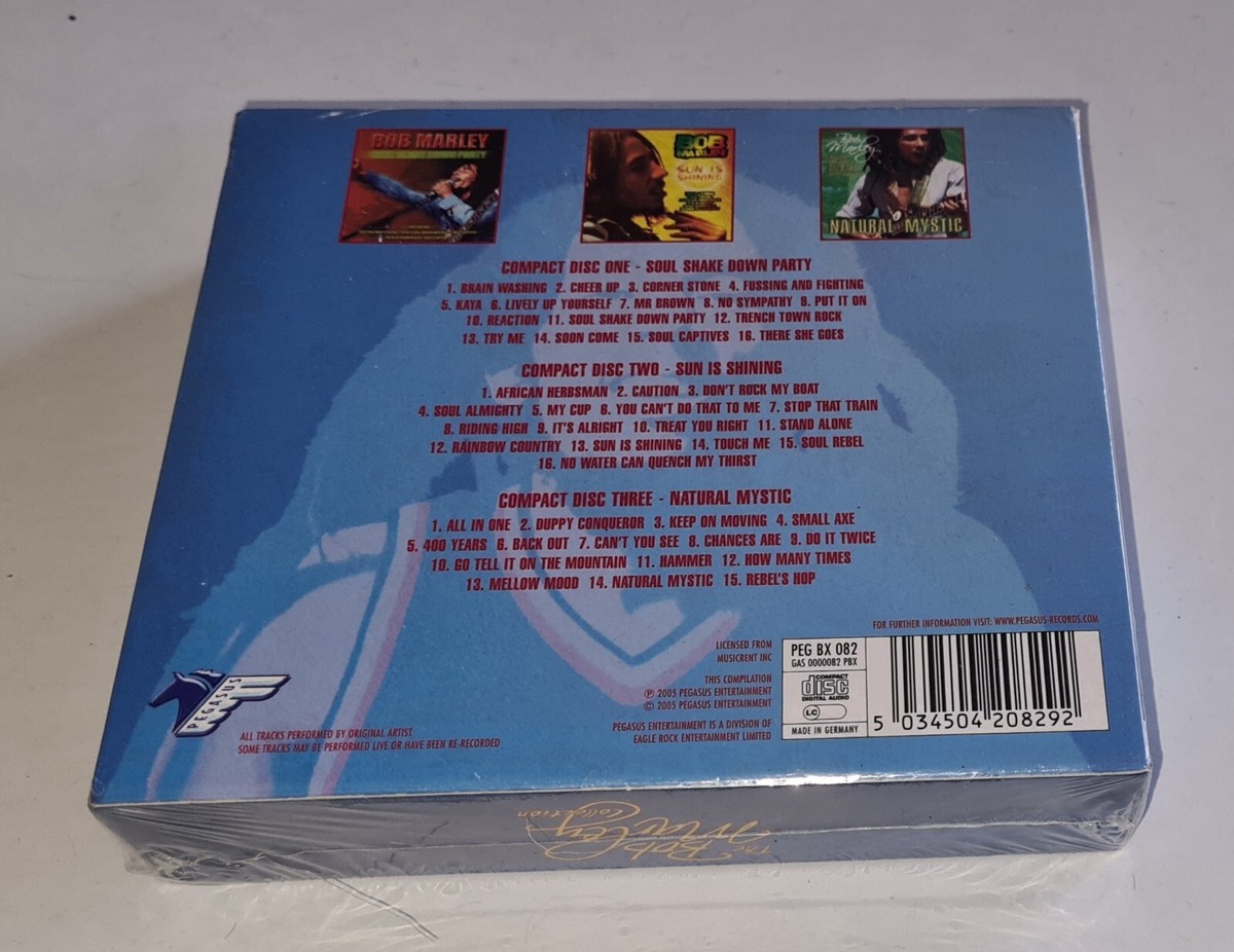 RARE NEW Bob Marley Collection 3 CD Set Soul Shake Sun Shining 