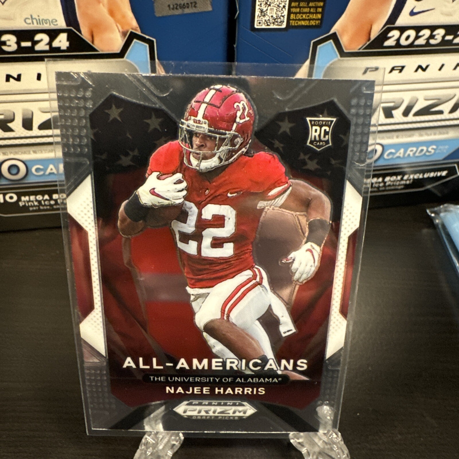 2021 Panini Prizm Draft Picks All-American Silver Najee Harris #193 Rookie RC