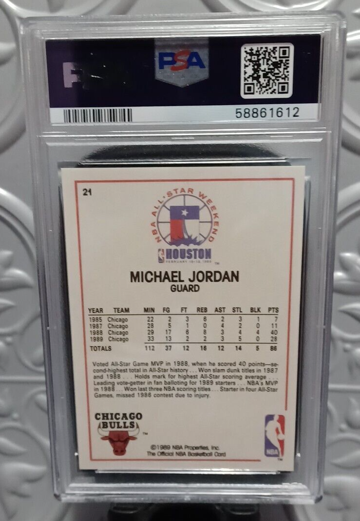 Michael Jordan 1989-90 NBA Hoops All-Star Game #21 PSA 6 | eBay