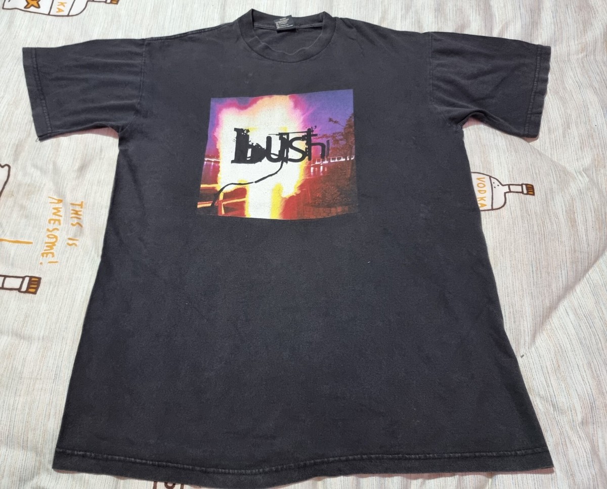 美品 ブッシュ Bush Razorblade Suitcase 96 Tシャツ 1996 Vintage Bush Razorblade Suitcase Promo Tee Size L Giant Tag