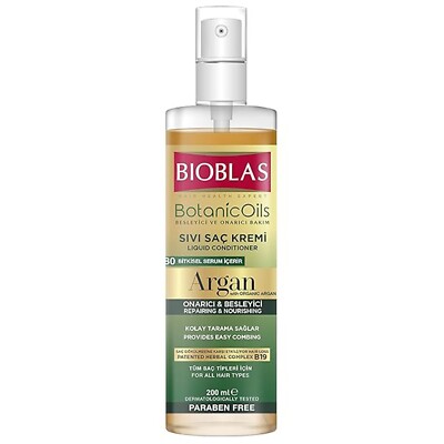BIOBLAS Argan mit organischem Arganöl Flüssiger Conditioner Spray 200ml