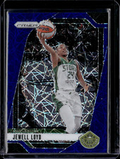 2024-25 Panini Prizm WNBA #49 Jewell Loyd Blue Velocity Storm (53E)
