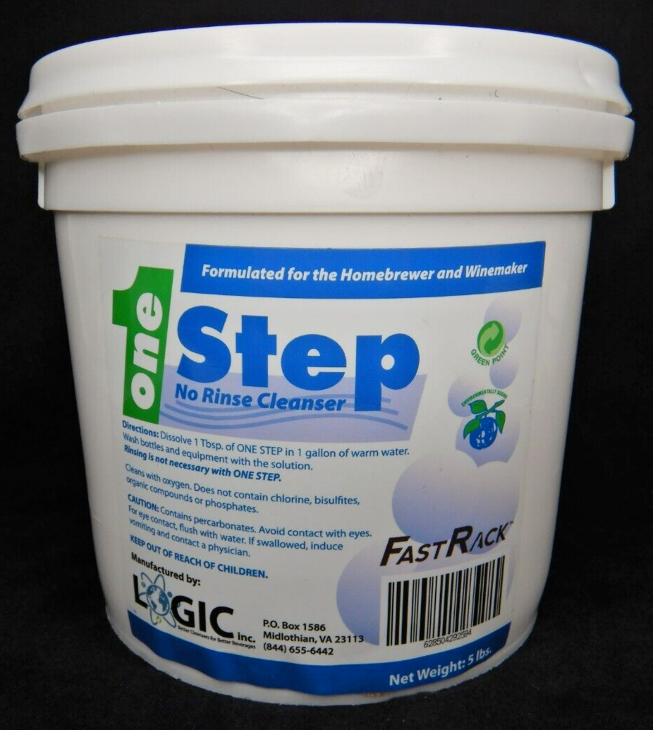 NEW One Step Cleanser 5 lb NonToxic No Rinse Brewing Cleaner for Pro
