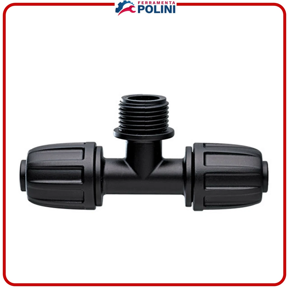 CLABER 99017/91017 RACCORDO TRE VIE FILETTO 1/2" 15-21 mm IRRIGAZIONE GIARDINO