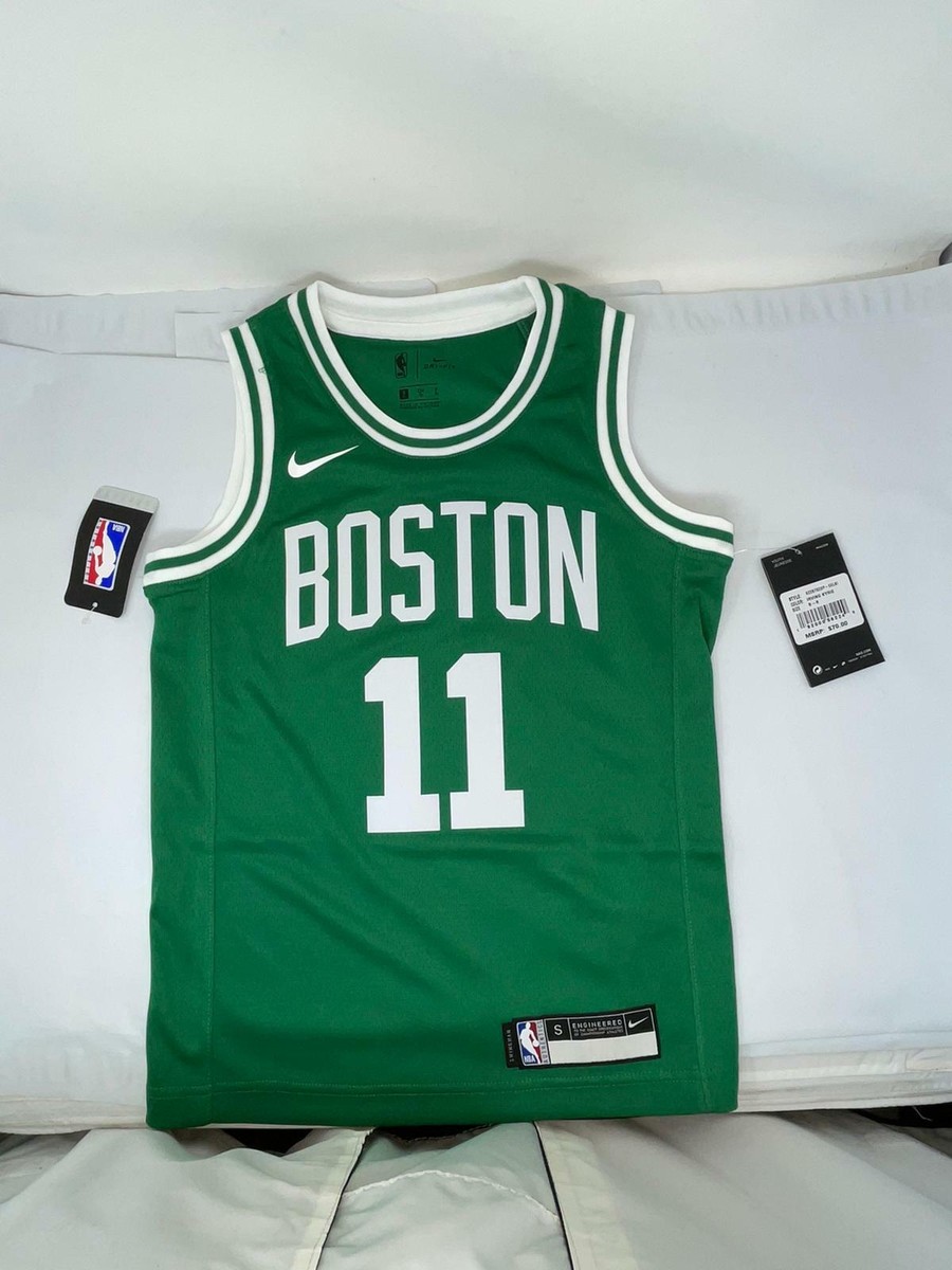 Boston Celtics NBA Nike Green Jersey #11 Irving Youth Sizes