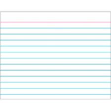 Index Card white Wipe-Off  Chart Trend Enterprises Inc. T-1096