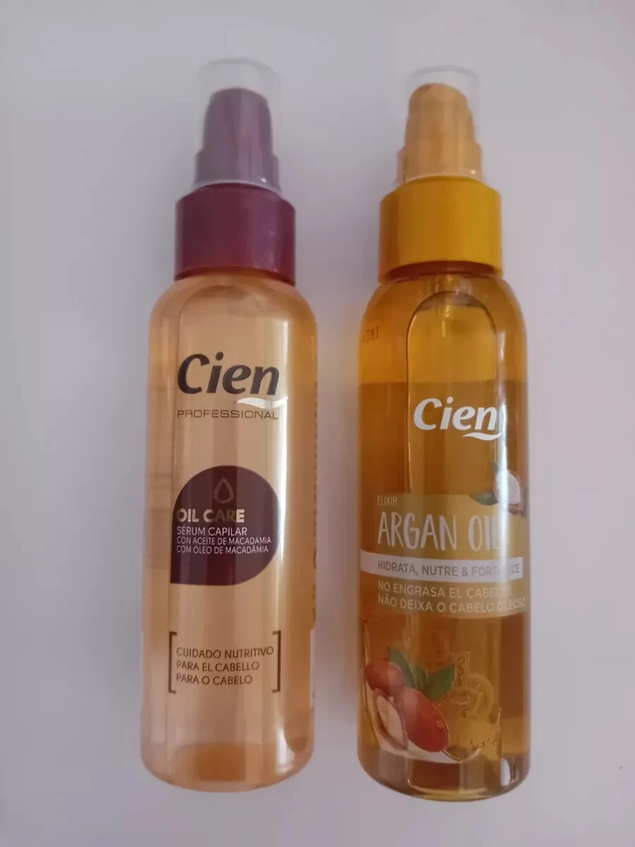 CIEN Hair Oil Serum Care With Macadamia Oil 100ml & Cien Argan Oil 100ml