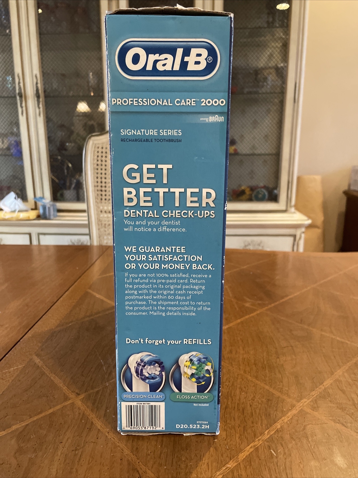 OralB Pro Care 2000 Dual Handle Rechargeable Toothbrush 907391 for