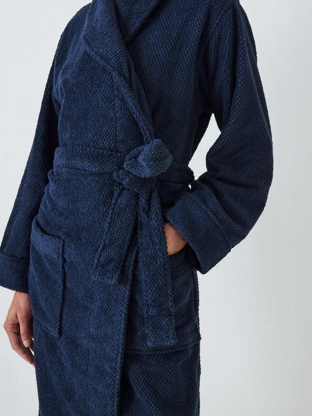 BNWT John Lewis Popcorn Cotton Unisex Bath Robe - Night Sky Size: S-M RRP: £50 image 5