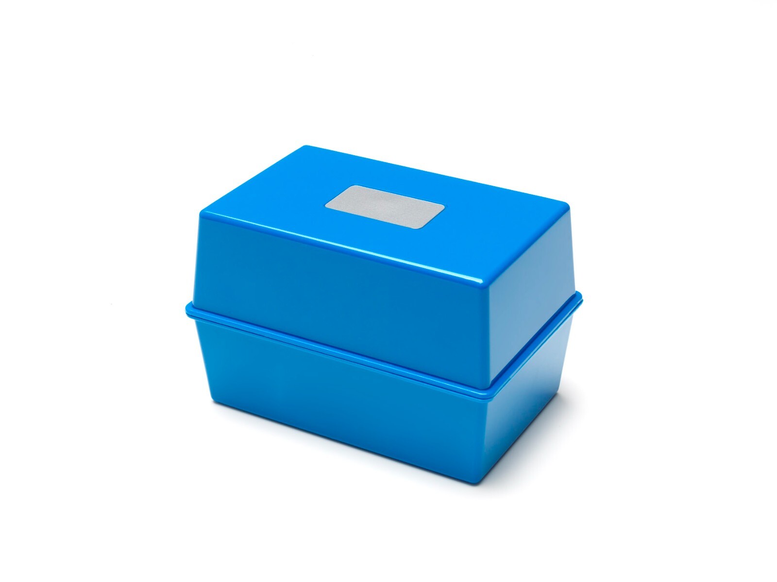 Deflecto Value Size 6 x 4 Index Card Box - Blue