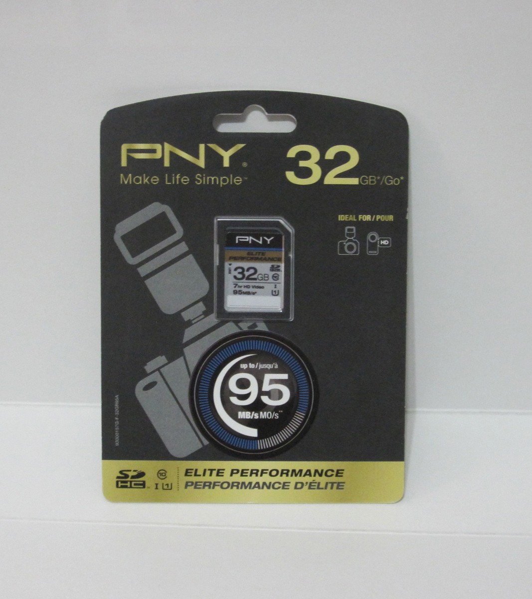 PNY 32G FS Elite C10 HD SD card for Panasonic HMC70P HMC80 GS250