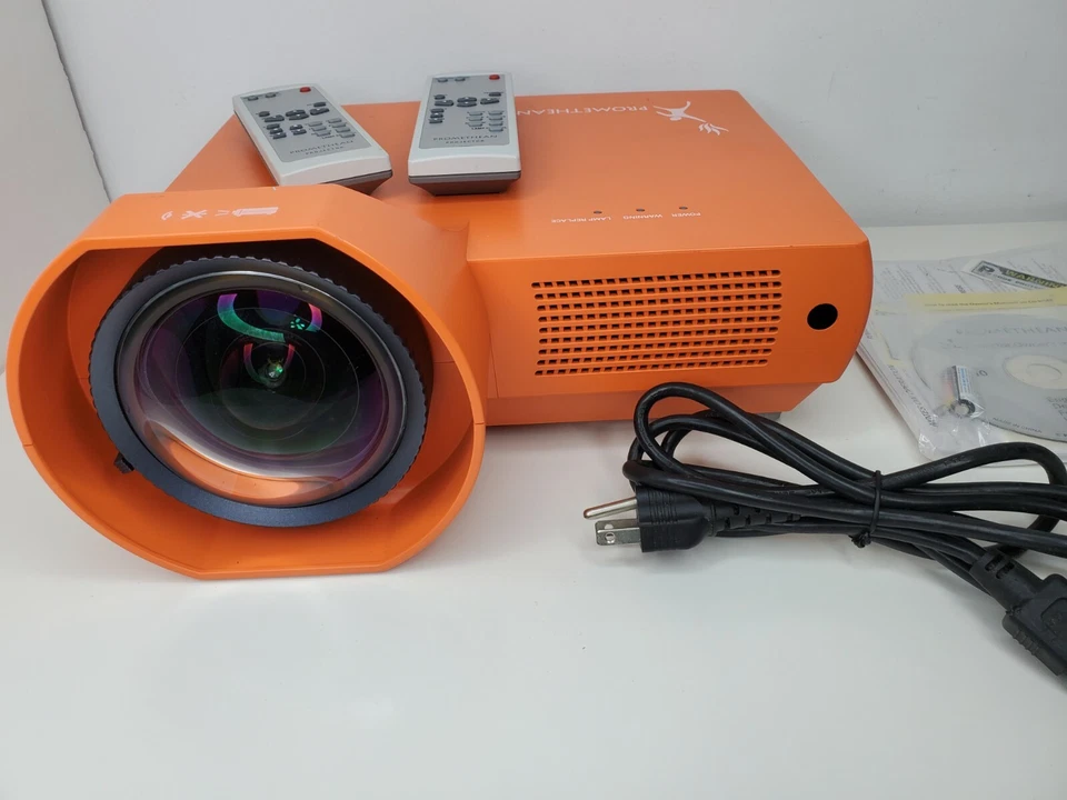 Promethean PRM-10 1500 ANSI 1080i Short-Throw Multimedia LCD Projector w/ Remote - Image 3 of 4