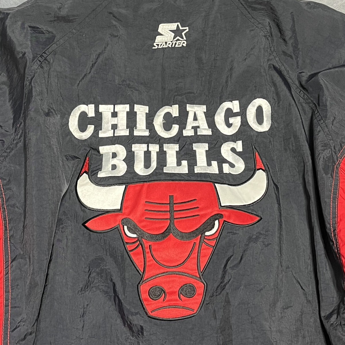 Vintage 90's Chicago Bulls Starter Windbreak Jacket Adult XL