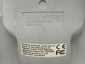 Vintage SEGA Dreamcast HKT-7700 OEM Controller Wired Gray White UNTESTED READ