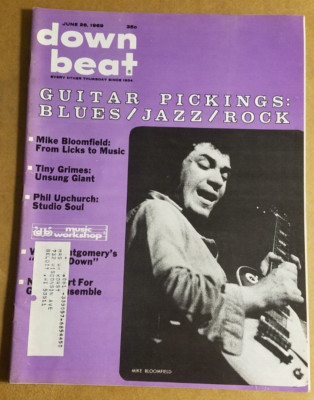 Down Beat June 26, 1969, Mike Bloomfield, Tiny Grimes, Phil Upchurch