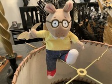 Arthur Plush Figure 10" w/ Hidden Puzzle Inside 2000 PBS Marc Brown RARE FIND
