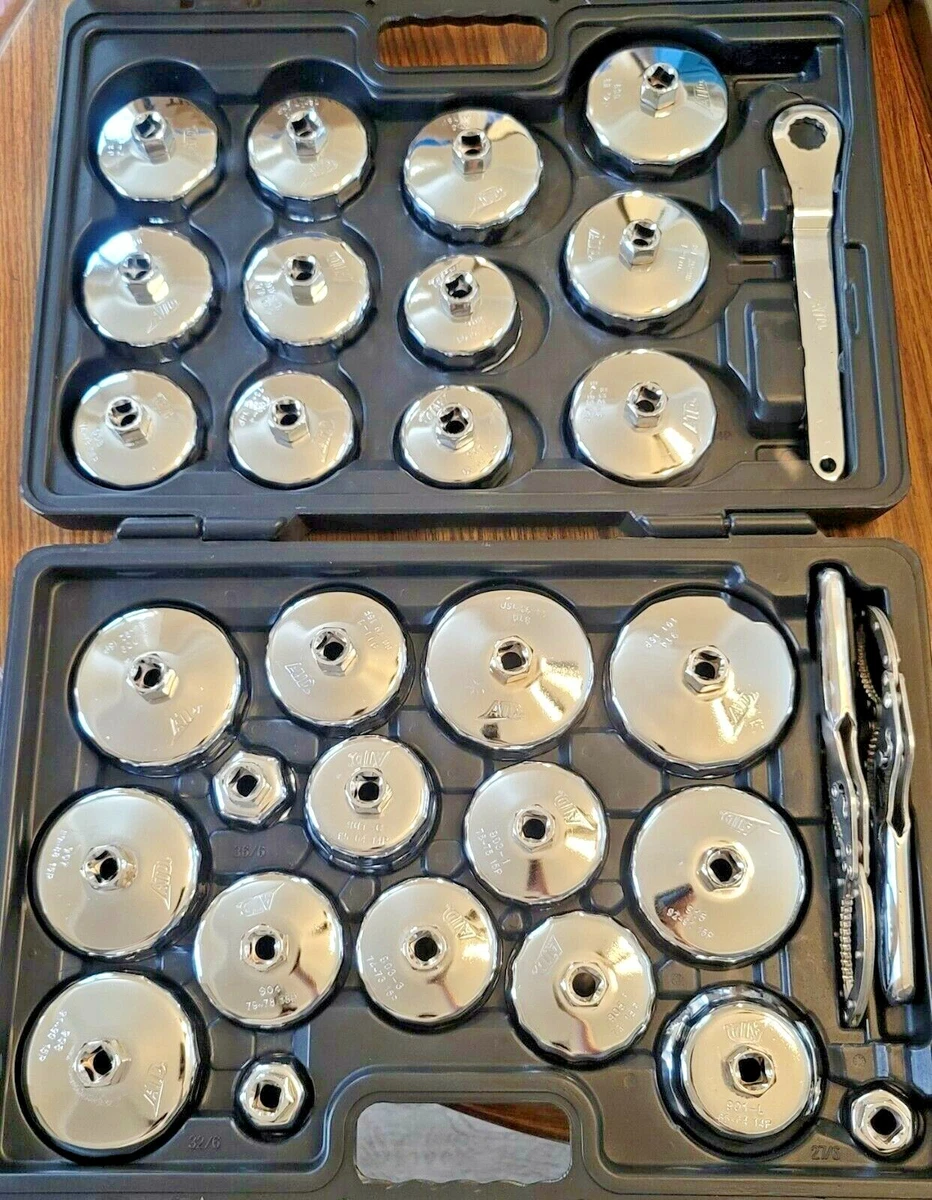 ATD 31pc 3 8dr Master Oil Filter Cartridge Wrench Socket Set w Case 5231