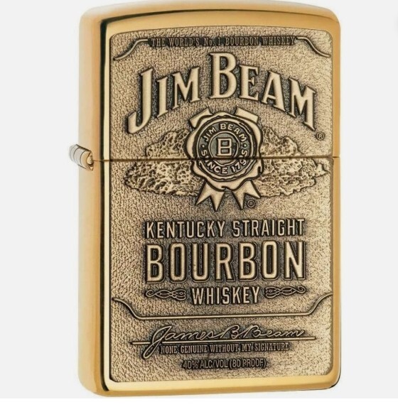 Jim Beam  Brass Emblem 254bjb 929/ #65