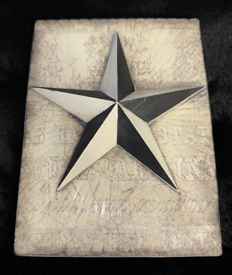 RARE Sid Dickens T-471 Nautical Star Memory Block 3D Tile MINT