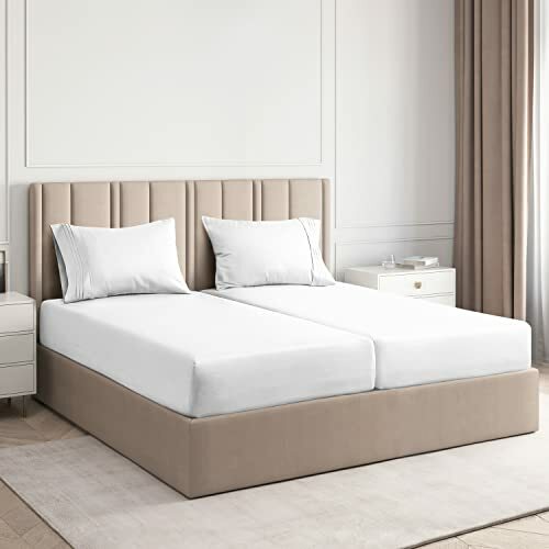 Split King Sheets for Adjustable Beds 