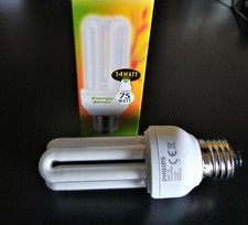 Philips 14 Watt (75w) E27 14W - 827, Energy Saving Light Bulb, Long Life, NEW
