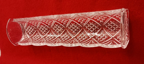 Vintage Crystal Glass Cracker Tray Perfect Charcuterie Board Accessory 9-1/2" L - Picture 6 of 8