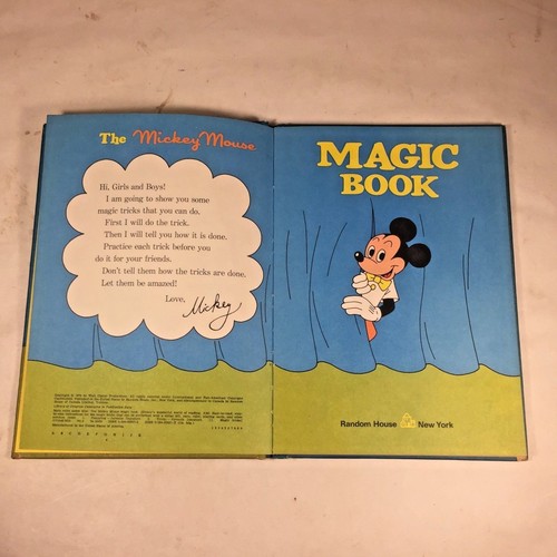 Vtg 1974 MICKEY MOUSE MAGIC BOOK Club Walt Disney's Wonderful World of Reading - Picture 7 of 11
