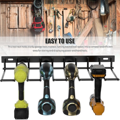 Power Tool Holder Drill Storage for Shed Pegboard Rack Shelf Organizer eBay