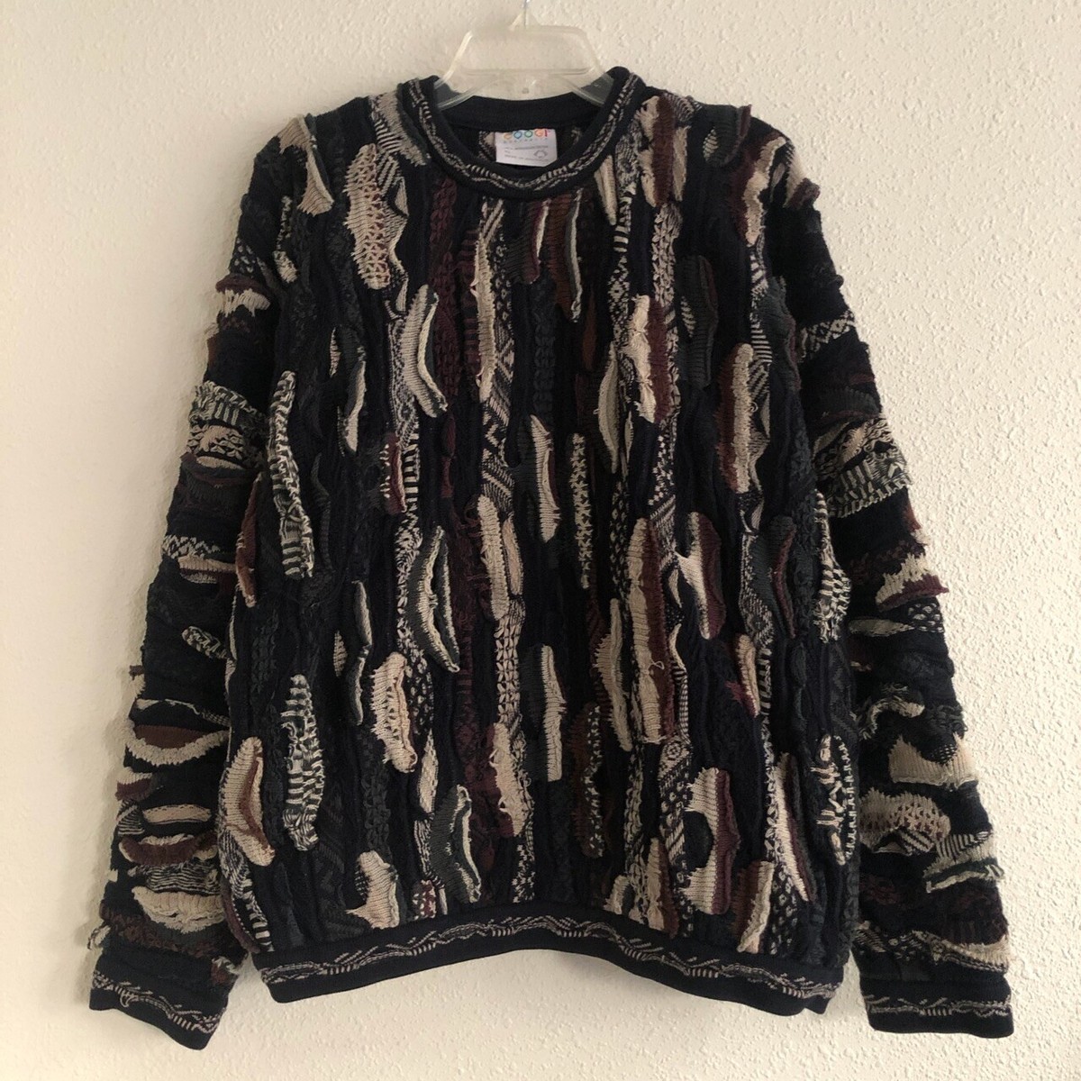 Vintage Authentic COOGI AUSTRAILA SWEATER BIGGIE SMALLS XL Bold