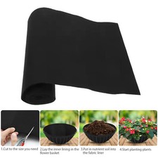 Heavy Duty Non Woven Fabric Liner for Raised Bed Planters &Veg Troughs 160x290cm