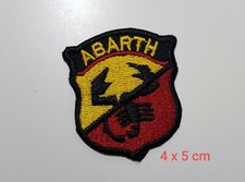 Abarth sports cars art badge Embroidered Iron or Sew on Patch