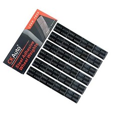 1/2oz, 0.5oz, Ultra Slim Low Profile, Adhesive Stick On Wheel 24PCS Black